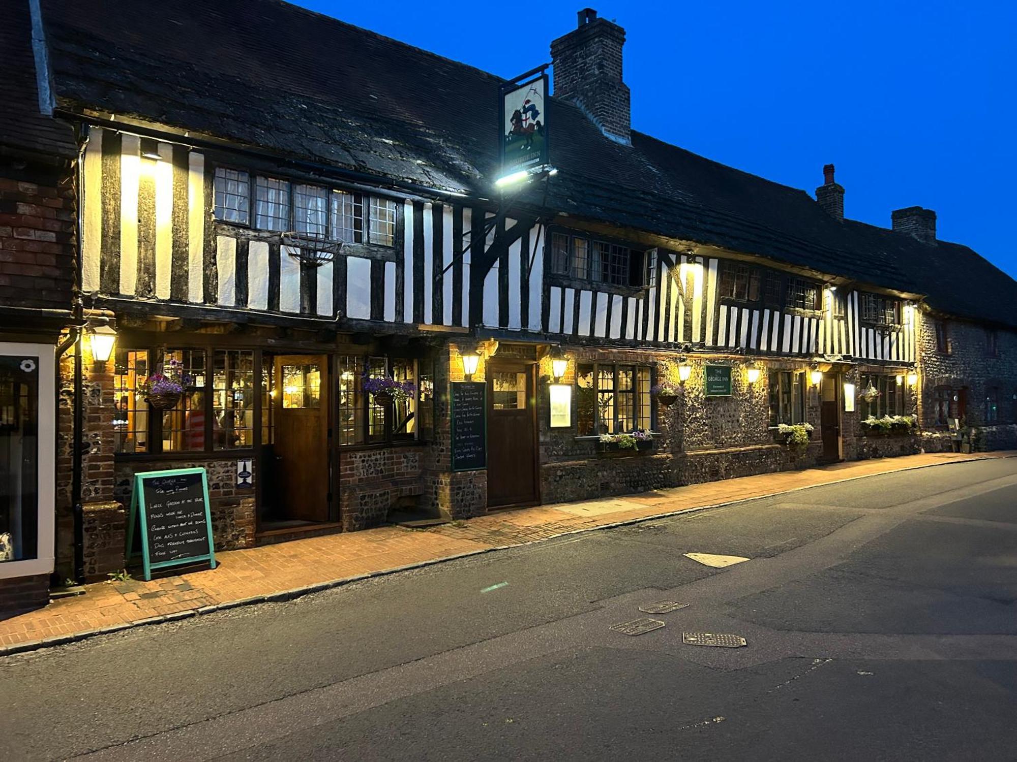 The George Inn Alfriston Exterior foto